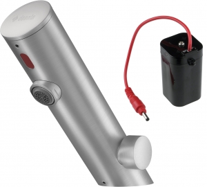 Deante Sense mosdó csaptelep érintés nélküli, hőmérséklet állítással, 4xAA , Nero