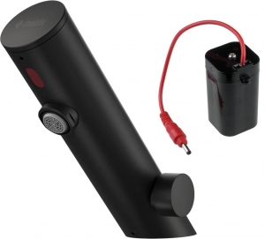 Deante Sense mosdó csaptelep érintés nélküli, hőmérséklet állítással, 4xAA , Nero