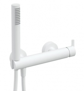 Deante SILIA - Zuhany csaptelep, zuhanyszettel - fehér