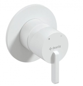 Deante SILIA - Zuhany csaptelep, Falsík alatti, zuhanyváltó nélkül - fehér