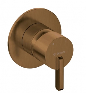 Deante SILIA - Zuhany csaptelep, Falsík alatti, zuhanyváltó nélkül - szálcsiszolt bronz