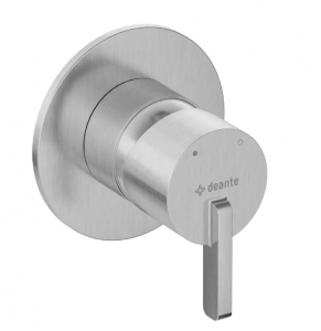 Deante SILIA - Zuhany csaptelep, Falsík alatti, zuhanyváltó nélkül - szálcsiszolt acél