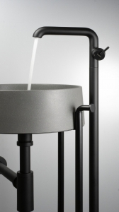 Deante Silia mosdó csaptelep, szabadon álló, Nero