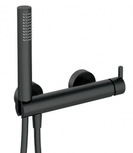 Deante SILIA - Zuhany csaptelep, zuhanyszettel - nero