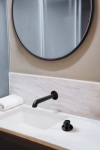 Deante SILIA - Zuhany csaptelep, Falsík alatti, zuhanyváltó nélkül - nero