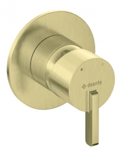 Deante SILIA - Zuhany csaptelep, Falsík alatti, zuhanyváltó nélkül - szálcsiszolt arany