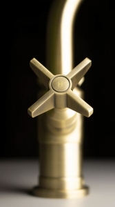 Deante Temisto mosdó csaptelep, kétkaros, sárga réz