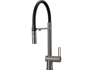 Deante Magnetic rugalmas mosogató csaptelep_vízszűrő csatlakozóval, titán