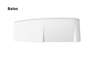 Ravak Asymmetric előlap 150 cm akrilkádhoz