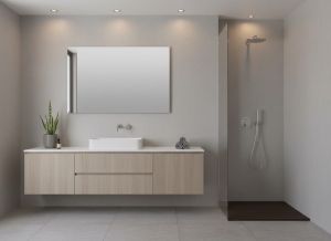 Inspiro Design BASE szögletes tükör alumínium kerettel, világítás nélkül, több méretben
