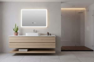 Inspiro Design Biscano Smart szögletes tükör, áttetsző keretvilágítással, több méretben