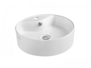 Invena RONDI mosdókagyló, kerek, asztali, 47 cm, fehér