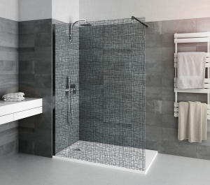 Roltechnik Calida Walk In zuhanyfal több méretben, átlátsztó vagy nyomtatott üveggel
