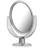 AQUALINE Álló kozmetikai tükör, 176x250x160mm, átlátszó keret (CO2018)