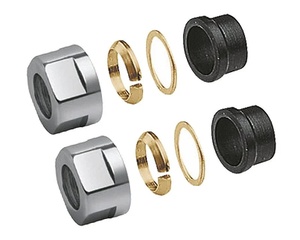Sapho szorítógyűrű réz csőhöz, 1/2 col, 15 mm, króm (CP6115)