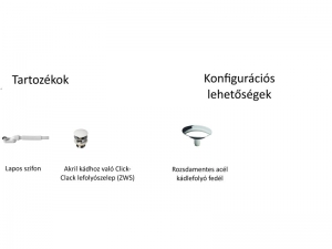 Zenon Heritage Cemento/Blanco Mate szabadonálló kád