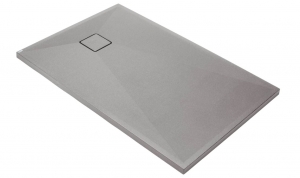 Deante CORREO Gránit metálszürke zuhanytálca, szögletes