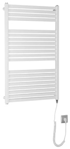 Aqualine TONDI-E elektromos fürdőszobai radiátor, 600x970 mm, 400 W, fehér (DE460T)