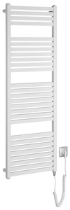 Aqualine TONDI-E elektromos fürdőszobai radiátor, 450x1330 mm, 500 W, fehér (DE470T)