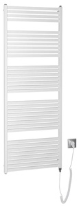 Aqualine TONDI-E elektromos fürdőszobai radiátor, 600x1690 mm, 800 W, fehér (DE490T)