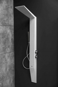 Slim 1600 2f masszázsfal 2 funkciós csaptelep, kerrock anyagból, termosztátos csapteleppel
