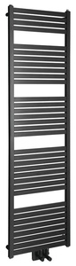 Aqualine TONDI fürdőszobai radiátor, középső bekötéssel, 450x1690 mm, 716 W, matt fekete (DT446T)