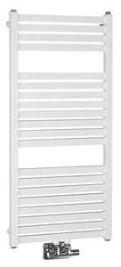 Aqualine TONDI fürdőszobai radiátor, középső bekötéssel, 450x970 mm, 415 W, fehér (DT450T)