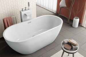 Kolpa San Dalia FS 170x80 térbenálló akril fürdőkád