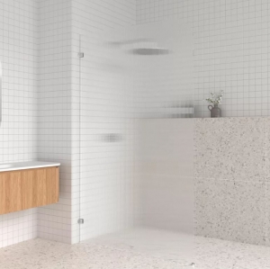 AREZZO design CLEAR walk-in zuhanyfal, bordázott 1200x2000