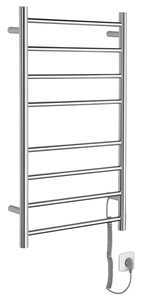 Sapho REDONDO elektromos törölköző szárító radiátor, 500x900 mm, 75 W, polírozott inox (ER220V)