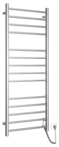 Sapho ESKINADO elektromos törölközőszárító radiátor, 600x1500 mm, 130 W, polírozott inox (ER450V)