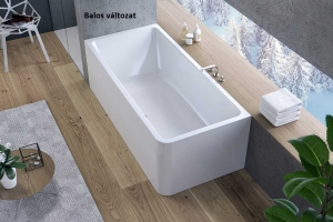 Kolpa San Elektra-SP falhoz állítható fürdőkád, jobbos és balos kivitelben