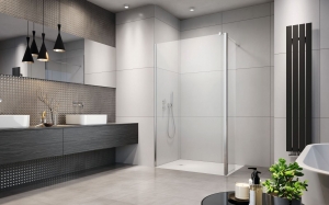 EGYEDI EOS WALK-IN+lengőajtó BALOS