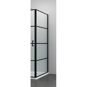 Sanotechnik ELITE BLACK oldalfal (nyíló- és osztott nyílóajtóhoz) 80 cm (F80B3)