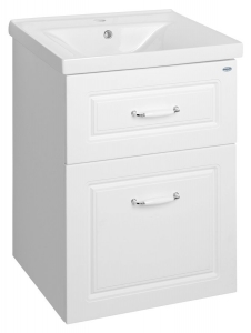 AQUALINE FAVOLO mosdótartó szekrény, 52x72,5x44cm, matt fehér (FV255)