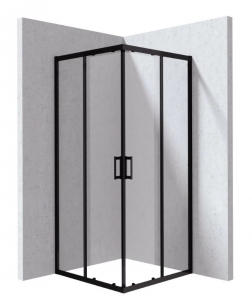 Deante FUNKIA EVO Zuhanykabin, négyzet, szögletes nero