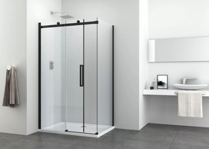 Sanotechnik COMFORT BLACK zuhanyfal G120B/G140B tolóajtóhoz (H80B)