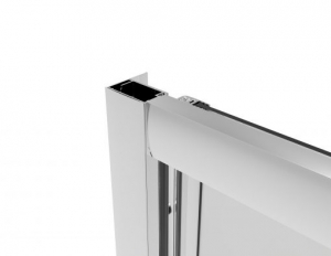 SANOSLIM csuklóajtó, 90 cm, króm