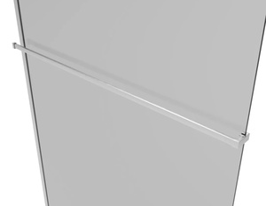 Sanotechnik Törölközőtartó zuhanyfalakhoz, 120 cm, króm (HS120)