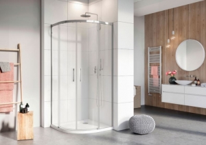 Radaway Idea PDD íves aszimmetrikus zuhanykabin