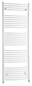 AQUALINE Fürdőszobai radiátor, íves, 450x1700mm, 732W, fehér (ILO64E)