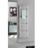 AQUALINE Fürdőszobai radiátor, íves, 750x1868mm, 1258W, fehér (ILO87E)