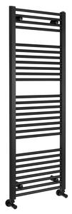 Aqualine DIRECT fürdőszobai radiátor, egyenes, 450x1320 mm, 594 W, matt fekete (ILR34B)