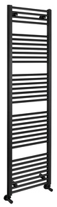 Aqualine DIRECT fürdőszobai radiátor, egyenes, 450x1680 mm, 757 W, matt fekete (ILR64B)
