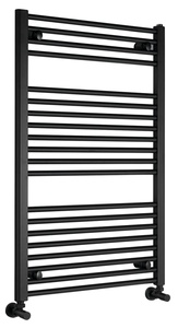 Aqualine DIRECT fürdőszobai radiátor, egyenes, 600x960 mm, 597 W, matt fekete (ILR96B)