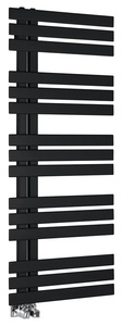 Sapho SILVANA fürdőszobai radiátor, 500x1236 mm, 561 W, matt fekete (IR154B)