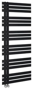 Sapho SILVANA fürdőszobai radiátor, 600x1500 mm, 771 W, matt fekete (IR156B)