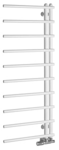 Sapho JUSTINA fürdőszobai radiátor, 500x1246 mm, 340 W, matt fehér (IR546W)