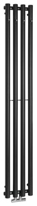 Sapho PILON fürdőszobai radiátor, 270x1800 mm, 583 W, matt fekete (IZ122T)