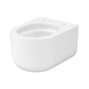 Cersanit intro pro ovális perem nélküli fali wc tornádó mély öblítéssel wc ülőkével